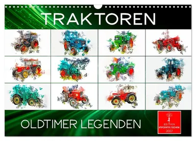 Produktbild von Traktoren Oldtimer Legenden (Wandkalender 2027 DIN A3 quer), CALVENDO Monatskalender
