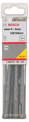 Zdjęcie produktu dla Młotowiertarka plus-3, 6x100x160mm 10 szt.