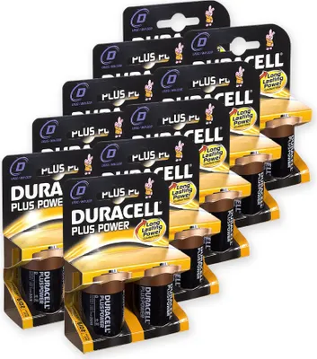 Produktbild von Duracell - Batterie Duracell plus d 2st | Blasen Sie ein 2 Stück | 10 Stück