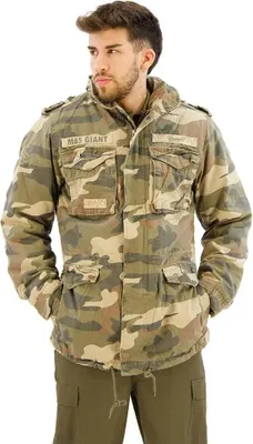 Imagen del producto de Chaqueta Brandit M-65 Giant, color woodland, talla L