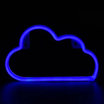 Zdjęcie produktu dla Oświetlenie ACA MRAK, 48 diod LED typu neon, zasilanie bateryjne (3xAA)/USB, kolor niebieski, stopień ochrony IP20, wymiary 29,5 x 2 x 18,5 cm, nr kat. F04006316