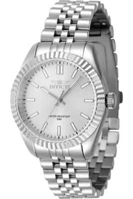 Obrázek produktu pro Invicta Specialty 47495 Dámské Hodinky - Quartz Hnutí - Nerezová Ocel s Stříbrným Ciferníkem - 36 mm