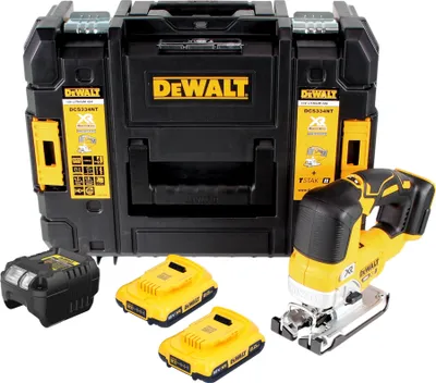 Zdjęcie produktu dla Akumulatorowa wyrzynarka wahadłowa DeWalt DCS 334 NT 18V Brushless Solo + TSTAK - bez akumulatora, bez ładowarki