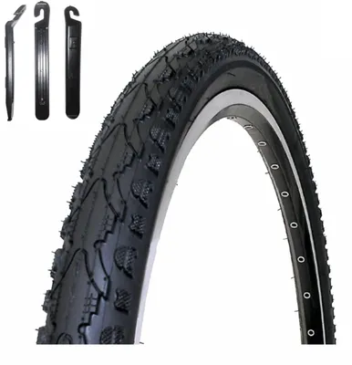 Produktbild von 1 x Kenda K-935 Fahrradreifen 18 x 1,75 (47-355) Schwarz inkl. Reifenheber