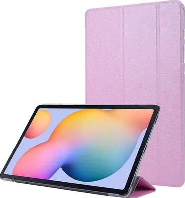 Produktbild von Tablethülle für Samsung Galaxy Tab S8 Schutztasche Wallet Cover 360 Case Etuis, Farbe:Rosa