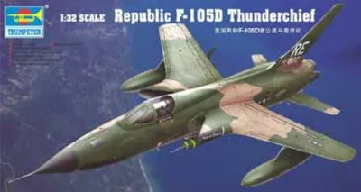 Imagen del producto de Trumpeter, República F-105 D Thunderchief, escala 1:32, número de artículo 02201