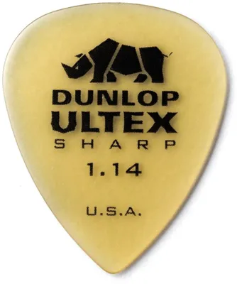 Imagen del producto de Dunlop Ultex Sharp, púa para guitarra, 1,14 mm