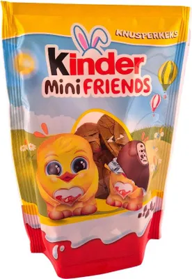 Image de kinder Mini Friends Chocolat au lait avec biscuit croquant 122g