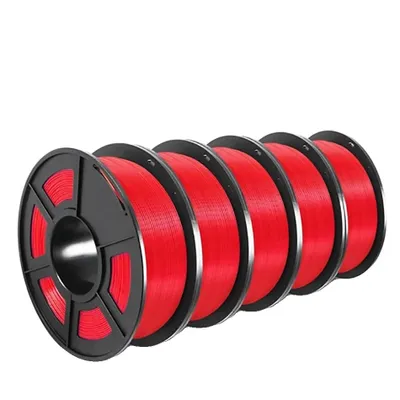 Obrázok produktu pre SUNLU PETG 3D filament, priemer 1,75 mm, teplota tlače 230-250? , PETG Red 5