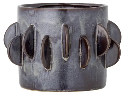 Immagine prodotto di BLOOMINGVILLE | Vaso Roza, colore grigio, terracotta | 18x13 cm | 82060456