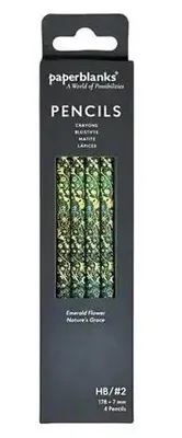 Image de Emerald Flower (Nature's Grace) Pencil (4 Pack)