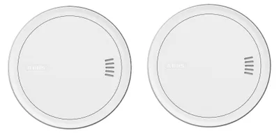 Produktbild von ABUS Rauchmelder PREFIRA SLIM - mit 10-Jahres-Batterie - 2er Set
