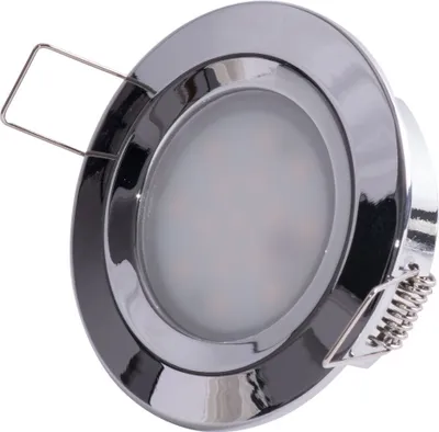 Produktbild von Paulmann LED Einbaustrahler Set Chrom starr IP44 6,8W LED Coin Modul warmweiß 2700K D78 für 68er Loch