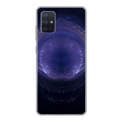 Produktbild von MuchoWow® Handyhülle Schutzhülle Hülle für Samsung Galaxy A71 Licht - Abstrakt - Nacht Silikon Softcase Handy Hülle - Kartenbesitzer