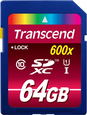 Produktbild von Transcend Speicherkarte SDXC UHS-I 600x 64 GB - Class 10