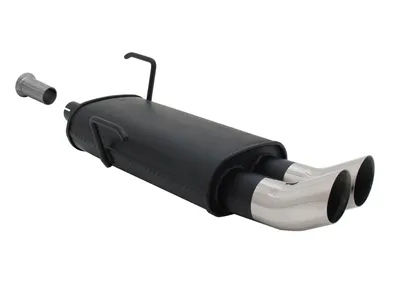 Produktbild von Novus Sportauspuff für Peugeot 206 2x76mm DTM Endschalldämpfer mit ABE