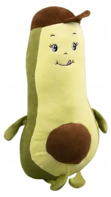 Produktbild von Meridian Avocado mit Mütze Kuscheltier Kissen weich Geschenk
