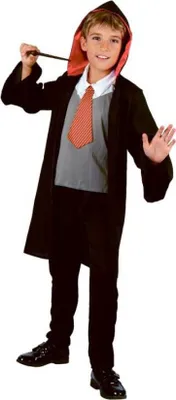 Produktbild von Halloween Wizard Zauberer Kostüm 120/130 cm