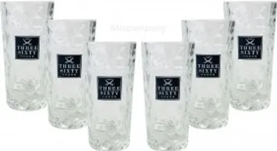 Produktbild von Three Sixty Vodka Wodka Shotgläser Gläser Glas Set - 6 Stück 2 und 4cl geeicht