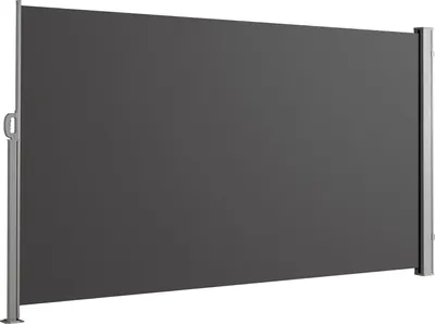 Produktbild von SVITA Seitenmarkise ausziehbar Sichtschutz 300x180 cm Dunkelgrau