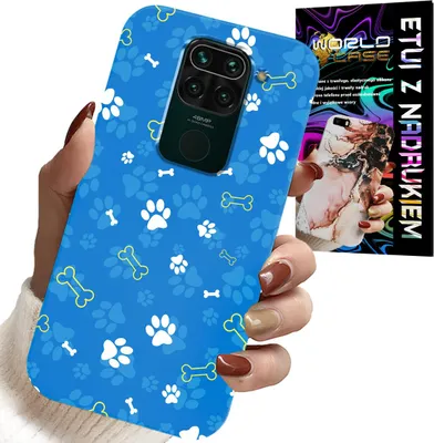 Zdjęcie produktu dla Etui Do Xiaomi Note 9 - Łapki Kości Pies Patrol Wzory Dla Dzieci