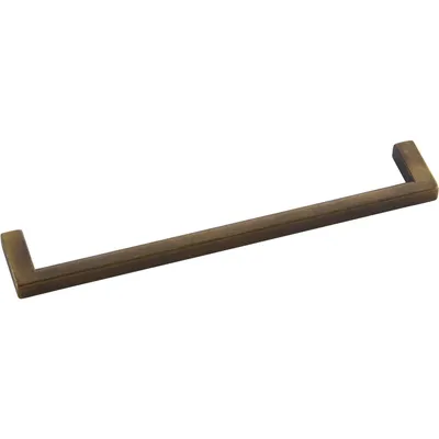 Produktbild von Schubladengriff Macha Möbelgriff B 168 mm, Griff ZN Messing schwarz gebürstet