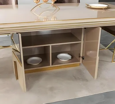 Zdjęcie produktu dla Nowoczesny 5-częściowy zestaw do jadalni, składający się ze stołu i 4 eleganckich krzeseł