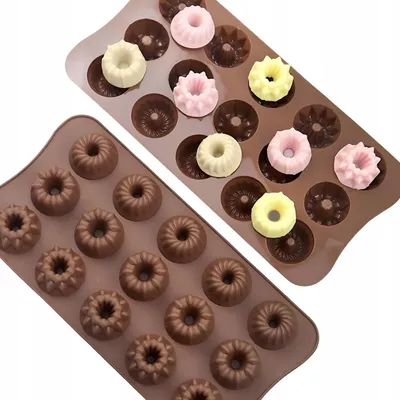 Produktbild von MTSidea Blumen Silikonform für Pralinen und Schokolade