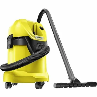 Productafbeelding van Kärcher 1.629-910.0, Droogzuiger, Zwart, Geel, 17 liter, 2 meter, 3,5 cm, 4 wielen