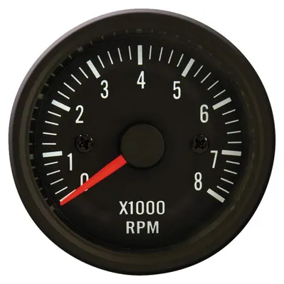 Produktbild von AutoStyle Schwarz Performance Instrument Drehzahlmesser 52mm