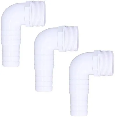 Image de Trois raccords coudés pour pompes de piscine