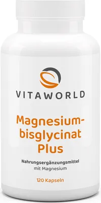 Produktbild von Magnesiumbisglycinat Plus (120 Kps)