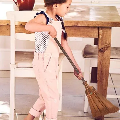 Image de Balai asiatique en herbe naturelle pour le nettoyage des sols