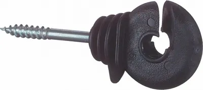 Produktbild von Ring Isolator Isolatoren Weidezaun Typ S 461 R schwarz 5,3 mm