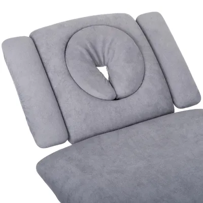 Produktbild von Habys Frottee Bezug | für Therapieliegen Massageliege Fortis 4 Ergo / 5 Ergo / Evero Cross | Spannbezug Bettlaken Spannbettlaken | Baumwolle | Grau