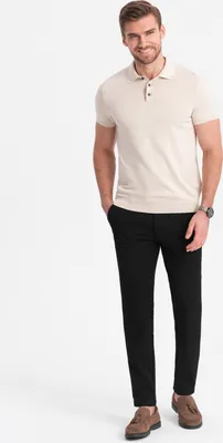 Obrázek produktu pro Ombre Clothing Pánské chinos Venthyra černá L