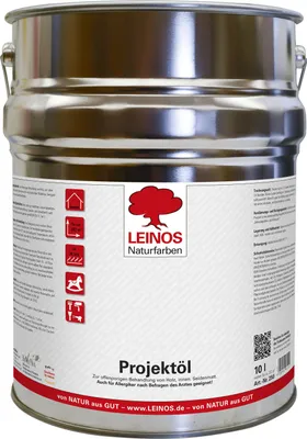 Produktbild von LEINOS 250 Projektöl für Innen seidenglänzend 10 l