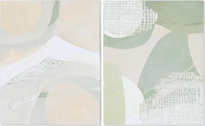 Immagine prodotto di Quadro Home ESPRIT astratto moderno 80 x 3,8 x 100 cm (2 pezzi)