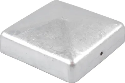 Produktbild von Pfostenkappe verzinkt 121 mm Pyramide Abdeckkappe für Pfosten 12x12cm