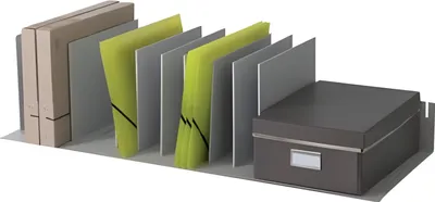 Produktbild von Paperflow Belegfach flexibel für Rollladenschrank easyOffice grau