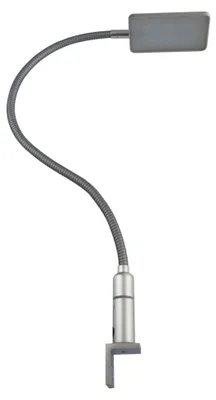 Immagine prodotto di calf | Lampada da comodino a LED 4W, lampada da lettura, lampada da comodino flessibile, set da 1 pezzo, grigio argento