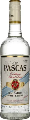 Produktbild von Old Pascas Barbados White Rum 37,5% Vol. 0,7l