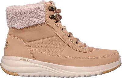 Produktbild von Skechers On-The-Go Steller  Veterschoenen Hoog - Cognac - Maat 38