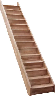 Produktbild von Minka Wangentreppe Home 300cm max. Geschosshöhe Buche ohne Geländer