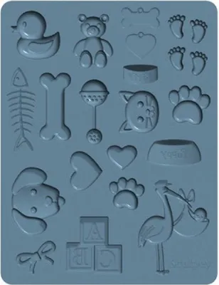 Produktbild von Silikonform Sculpey - Thema Kindheit