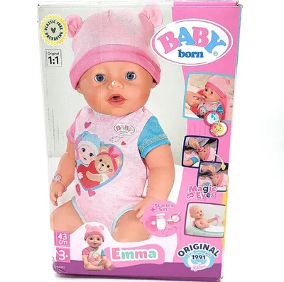 Image de BABY born Emma poupée bébé 10 fonctions accessoires enfants à partir de 3 ans Fashion