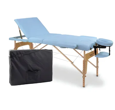 Produktbild von Massageliege Zenet 1047 größe M (185*70cm) 3 Zonen, klappbar & höhenverstellbar