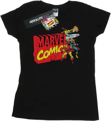 Produktbild von Marvel Comics - T-Shirt für Damen BI29675 (XXL) (Schwarz)