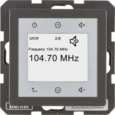 Produktbild von Berker Q.X RADIO DAB+/BT ANT SAMT (30846086 TOUCH RADIO)