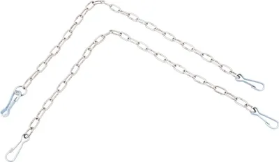 Produktbild von DAKEN Haltekette Set 2 Stück für Werkzeugkasten ARKA JUST WELVET 47 cm Deckelhalter verzinkt Staubox Kette
